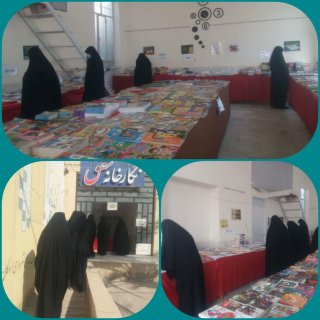 بازدید طلاب از کتابخانه فاضل اردکانی و نمایشگاه نگارخانه شفق